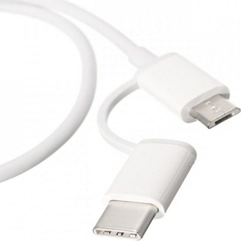 Mi 2in1 USB Cable Micro USB to Type C Xiaomi