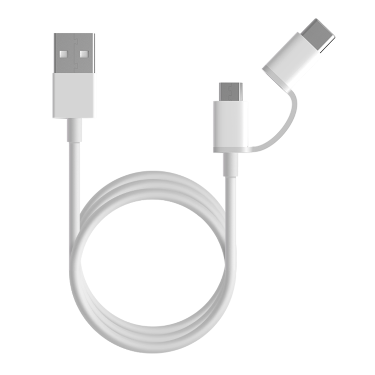 Mi 2in1 USB Cable Micro USB to Type C Xiaomi