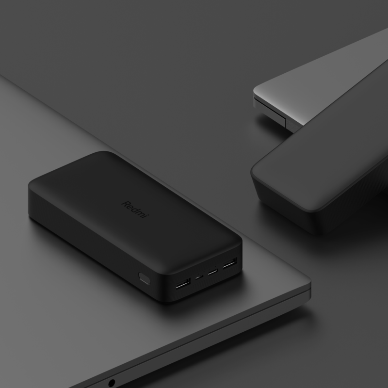 20000mAh Redmi 18W Fast Charge Power Bank Black - Xiaomi
