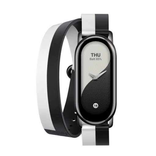 Xiaomi Smart Band 8 Double Wrap Strap Black and white