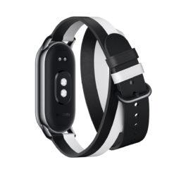 Xiaomi Smart Band 8 Double Wrap Strap Black and white